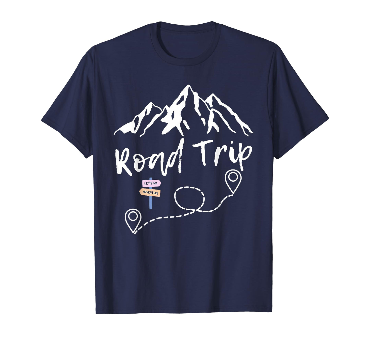 Road Trip 2025 Family Vacation Matching Group Squad Camping T-Shirt