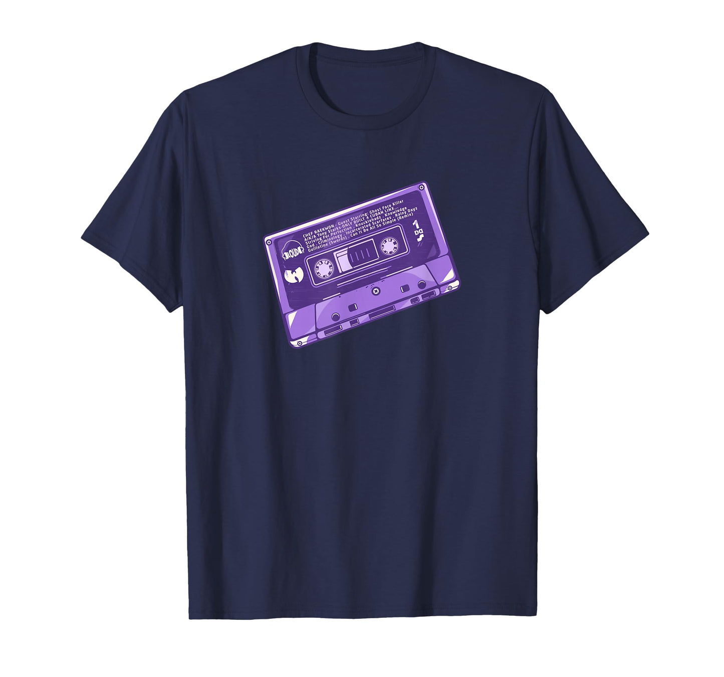 Purple Cassette Tape Retro Vintage 90s Hip Hop Music Lover T-Shirt