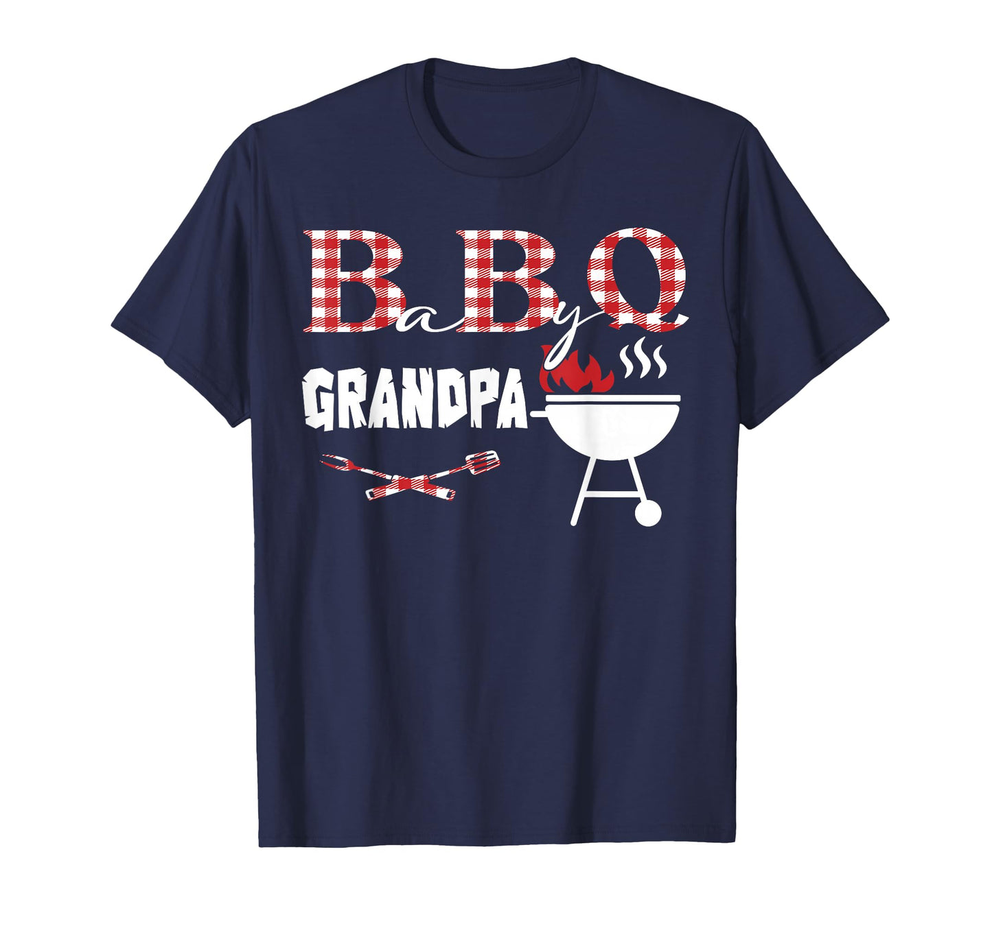 Baby BBQ Grandpa Shower Birthday Party Family Matching T-Shirt