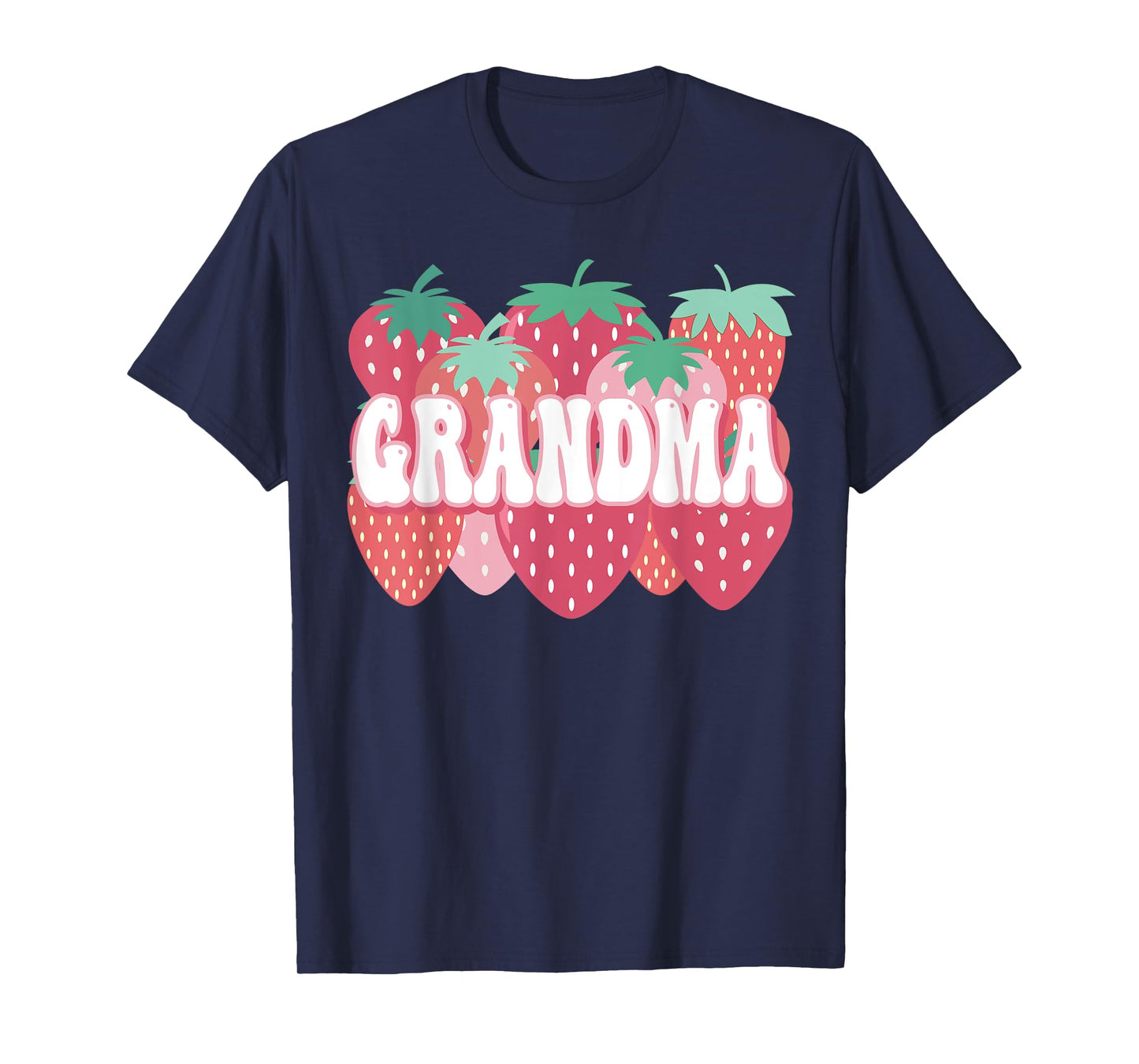 Grandma Of The Berry First Birthday Strawberry Family Party T-Shirt
