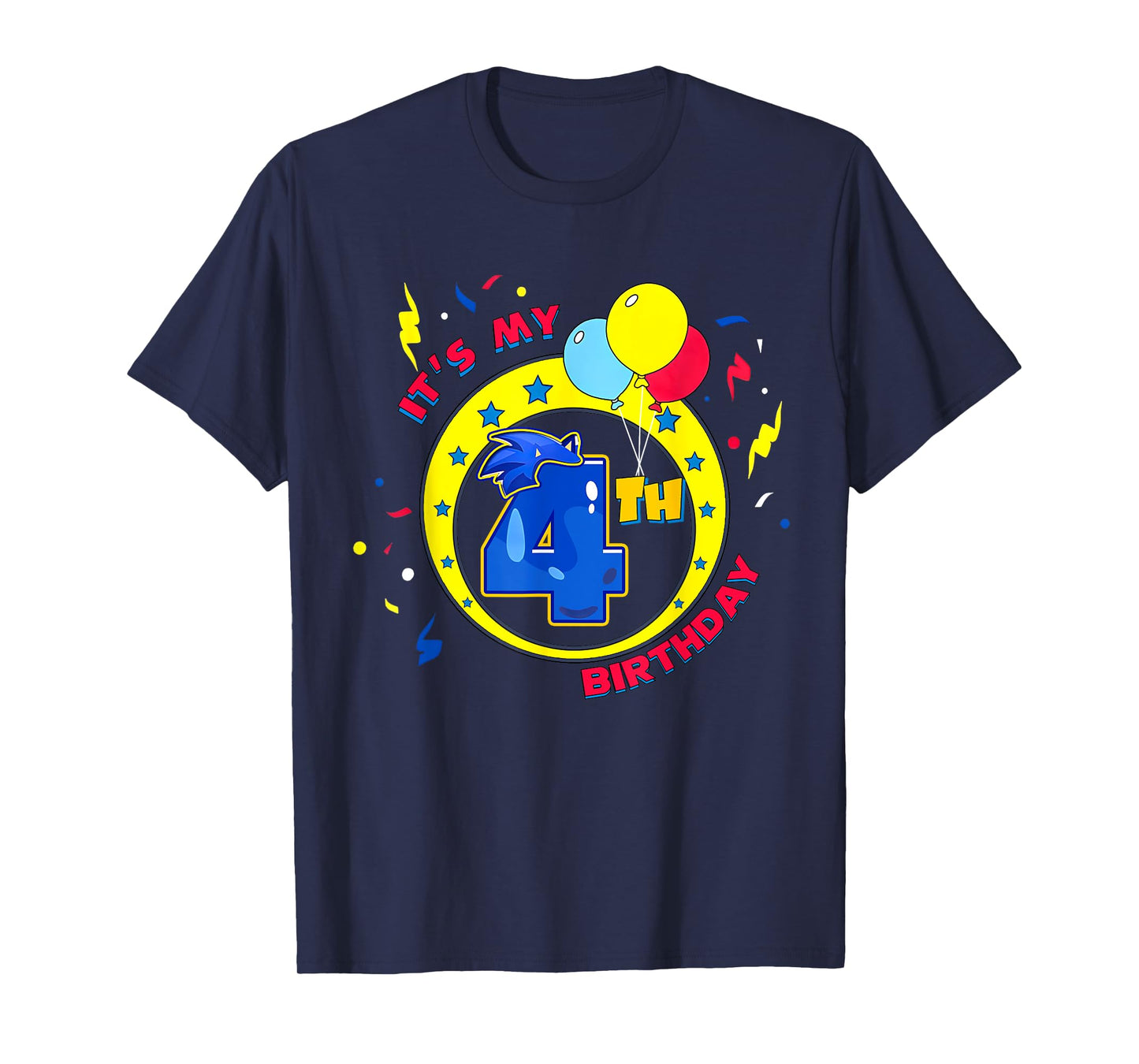 It's My 4th Birthday Boy Family Matching Party Funny T-Shirt