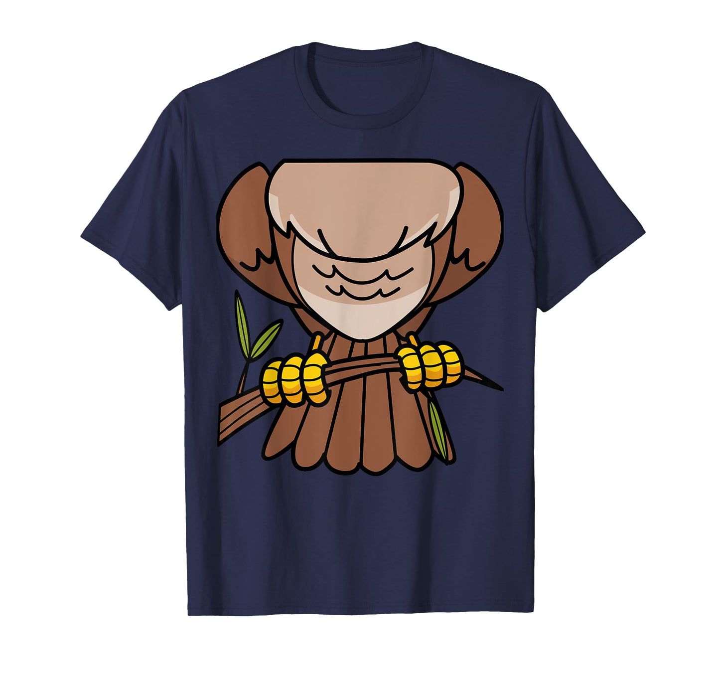 Funny Headless Owl Halloween Night Bird Costume Easy Outfit T-Shirt