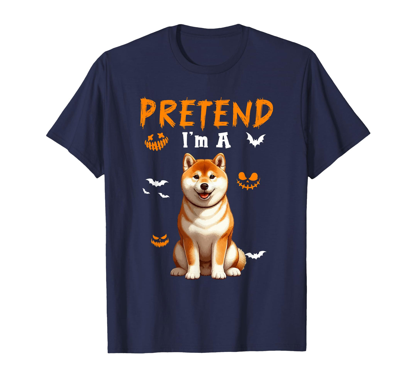 Pretend I'm A Shiba Inu Halloween Costume Owner Kids Family T-Shirt