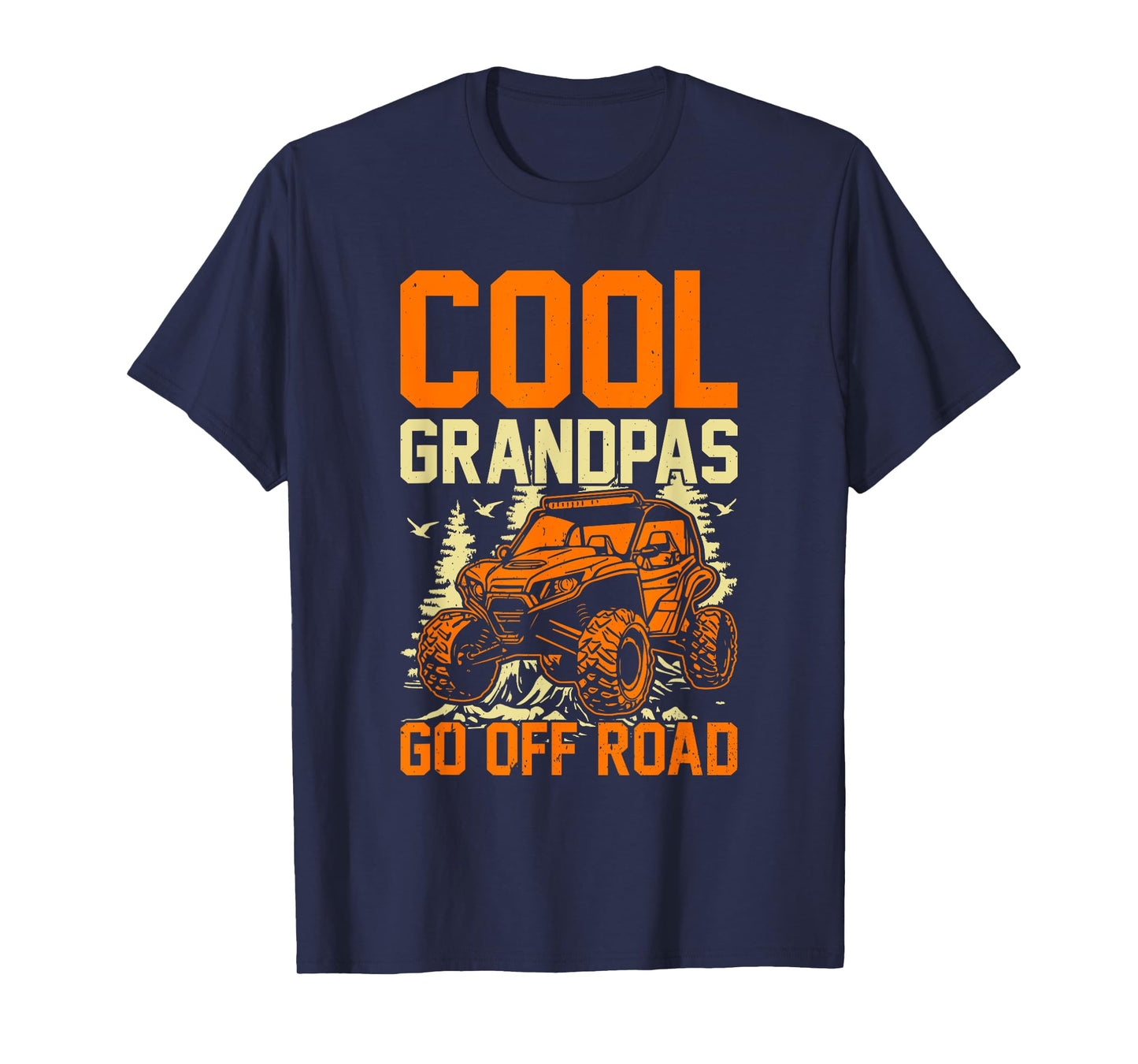 Cool SxS Design For Grandpa Men Off Road Ride UTV SxS Riding T-Shirt