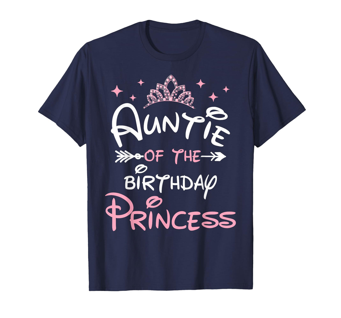 Auntie Of The Birthday Princess Toddler Kid Girl Family Cute T-Shirt