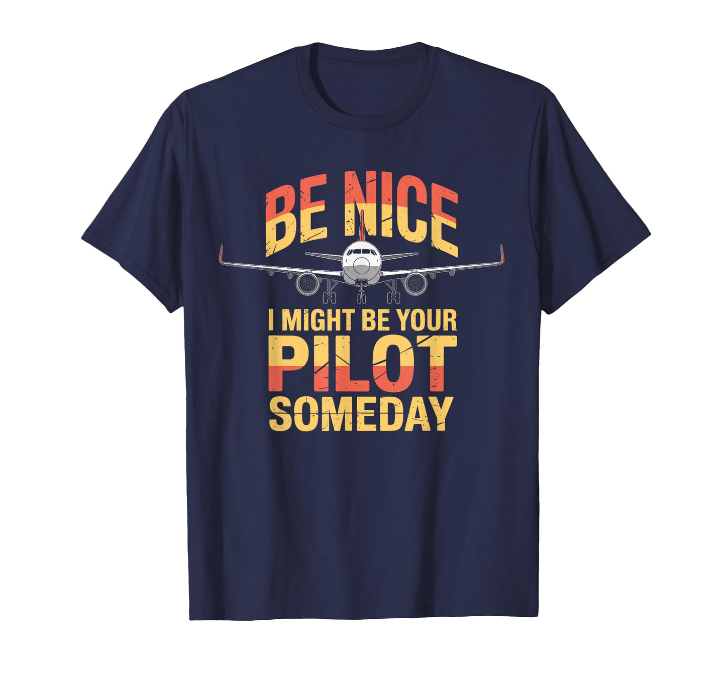 Funny Pilot Art For Men Women Kids Aviation Airplane Pilot T-Shirt