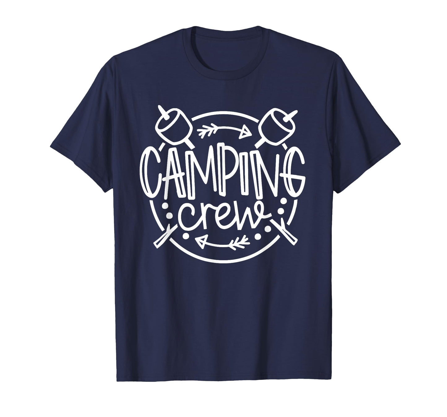 Camping Crew Campfire Summer Camp Vacation Family Matching T-Shirt