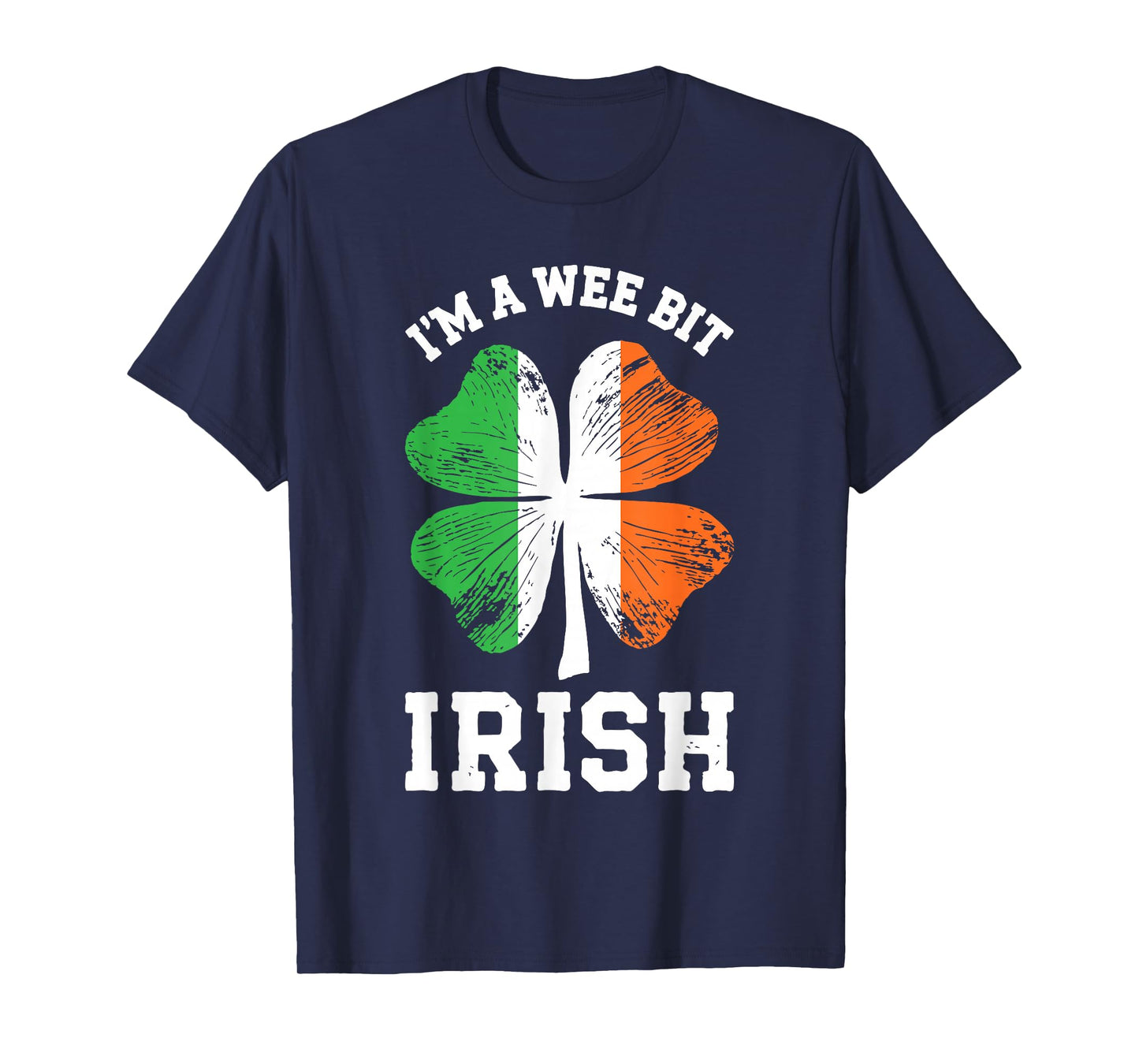 I'm A Wee Bit Irish Shirt Men Women Kids St Patricks Day T-Shirt