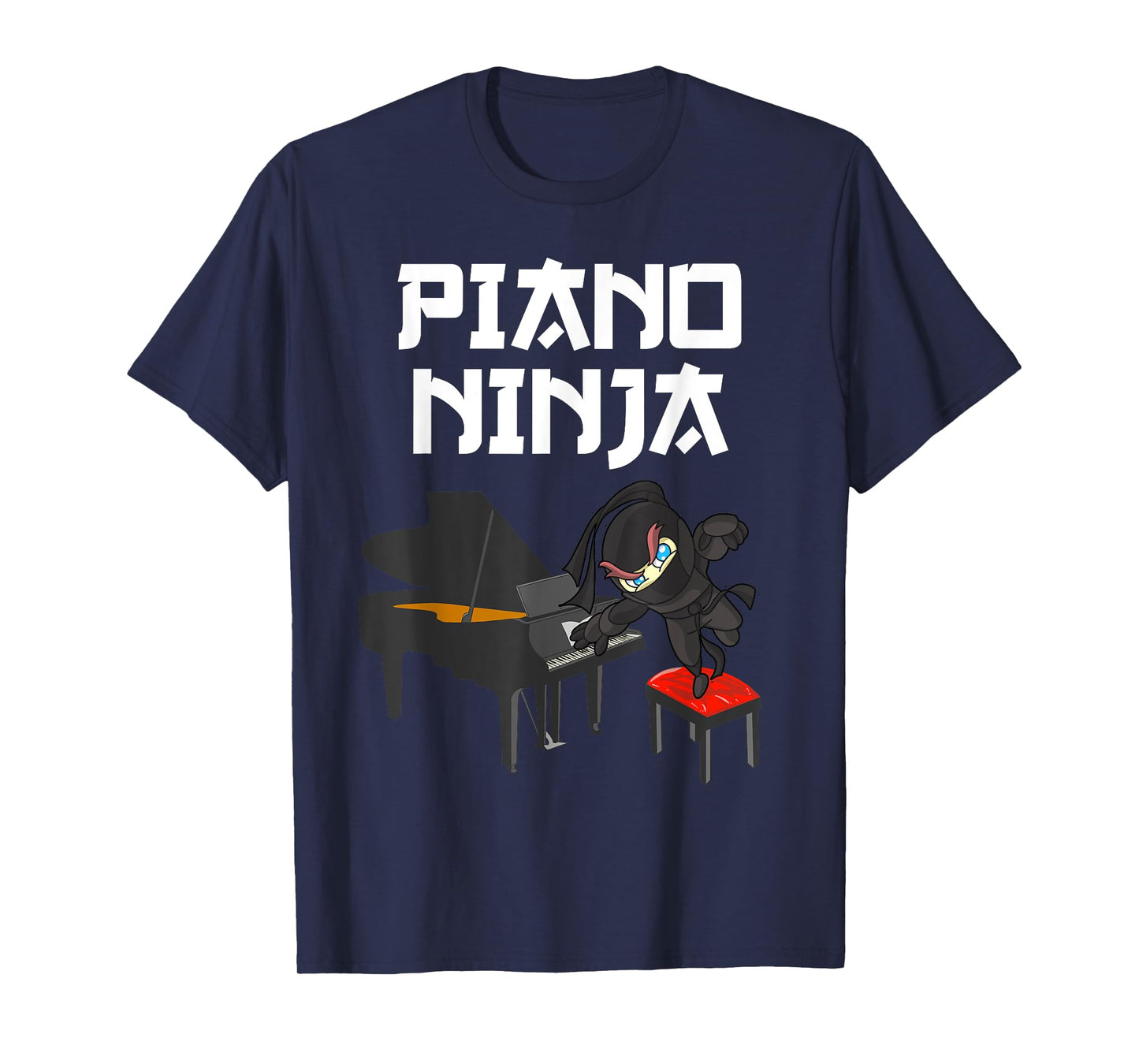 Funny Piano Novelty For Men Women Kids Music Piano Player T-Shirt