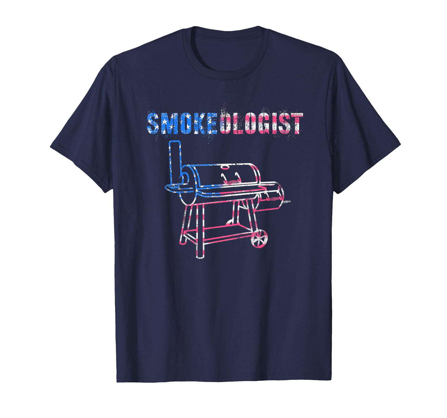 Sarcastic USA Grilling SMOKEOLOGIST Grill Smokeologist T-Shirt