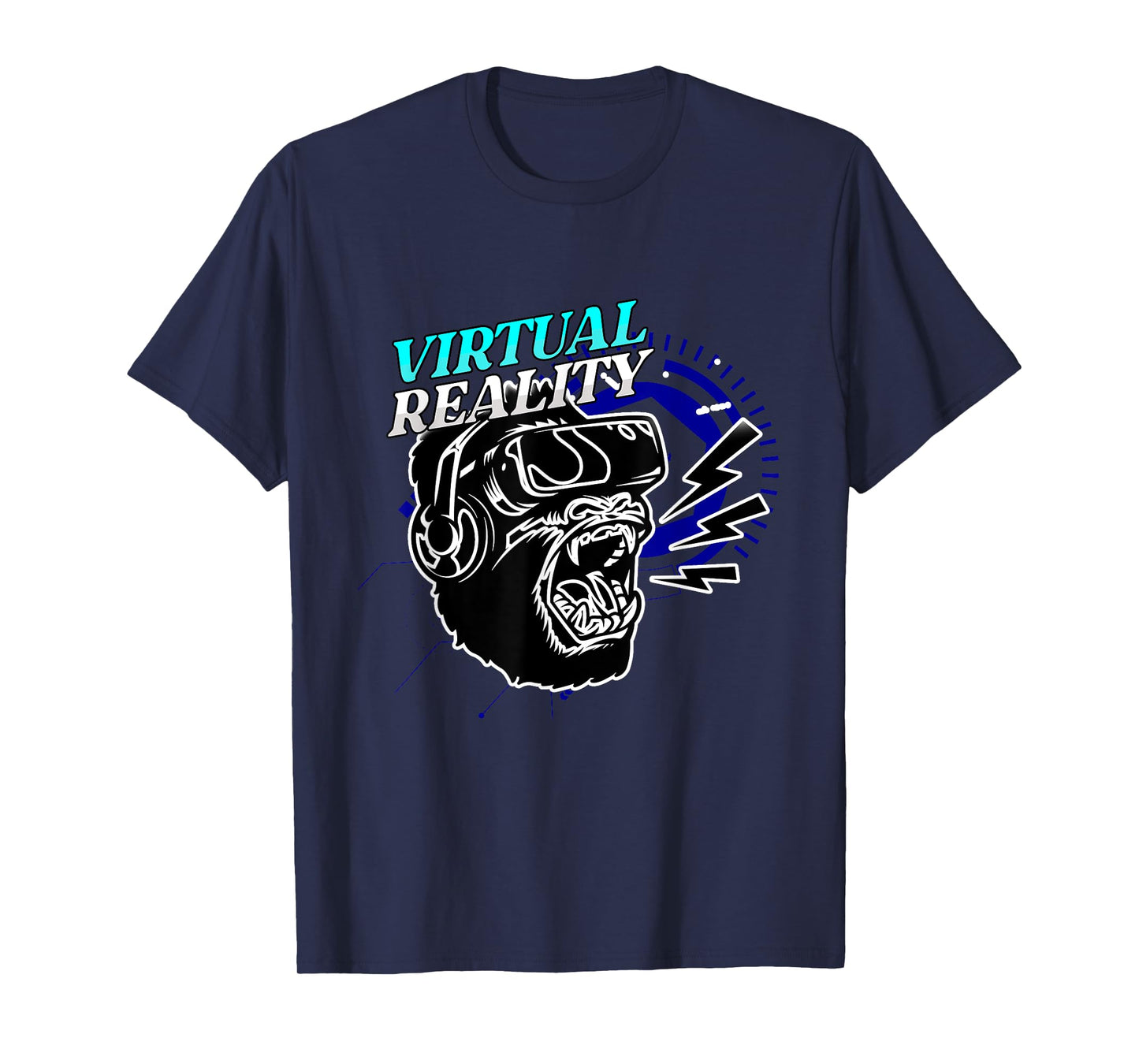 VR Virtual Reality Player Gamer Gorilla Monkey Gift T-Shirt