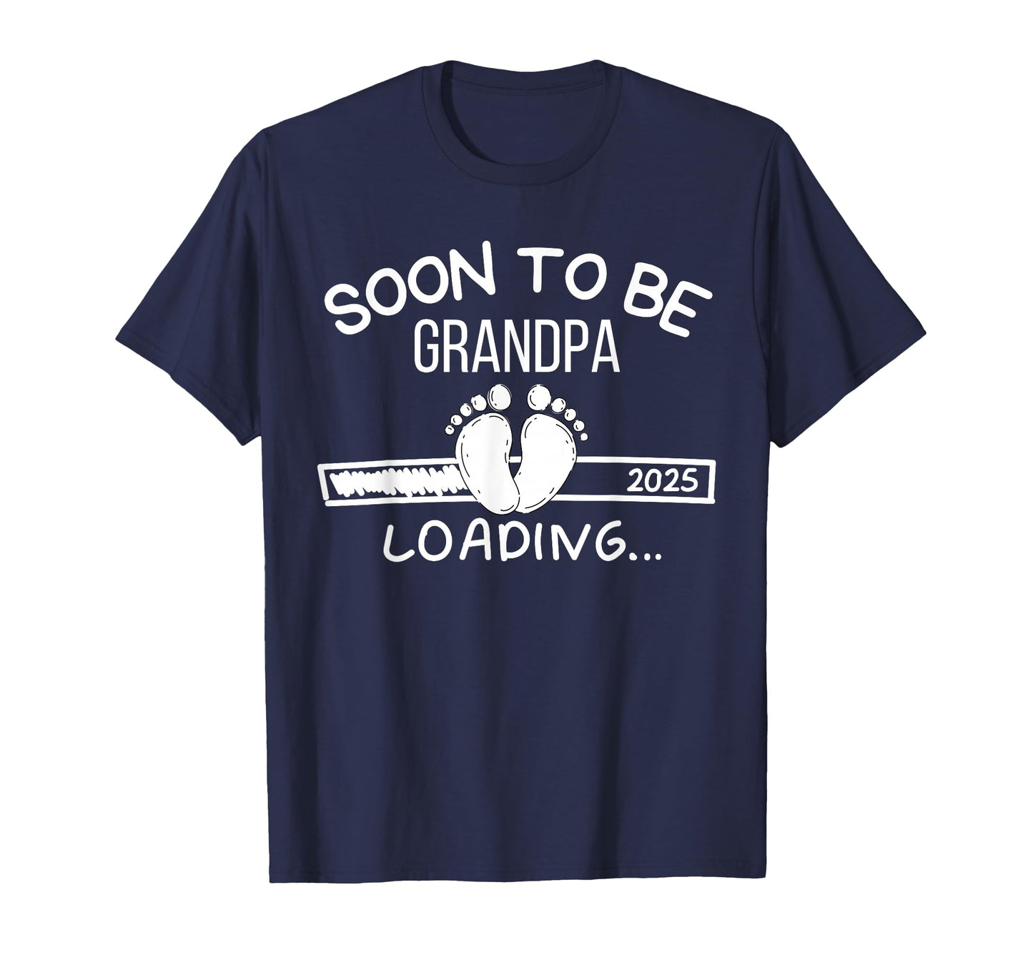 Soon to be Grandpa 2025 Loading Promoted to Grandpa T-Shirt