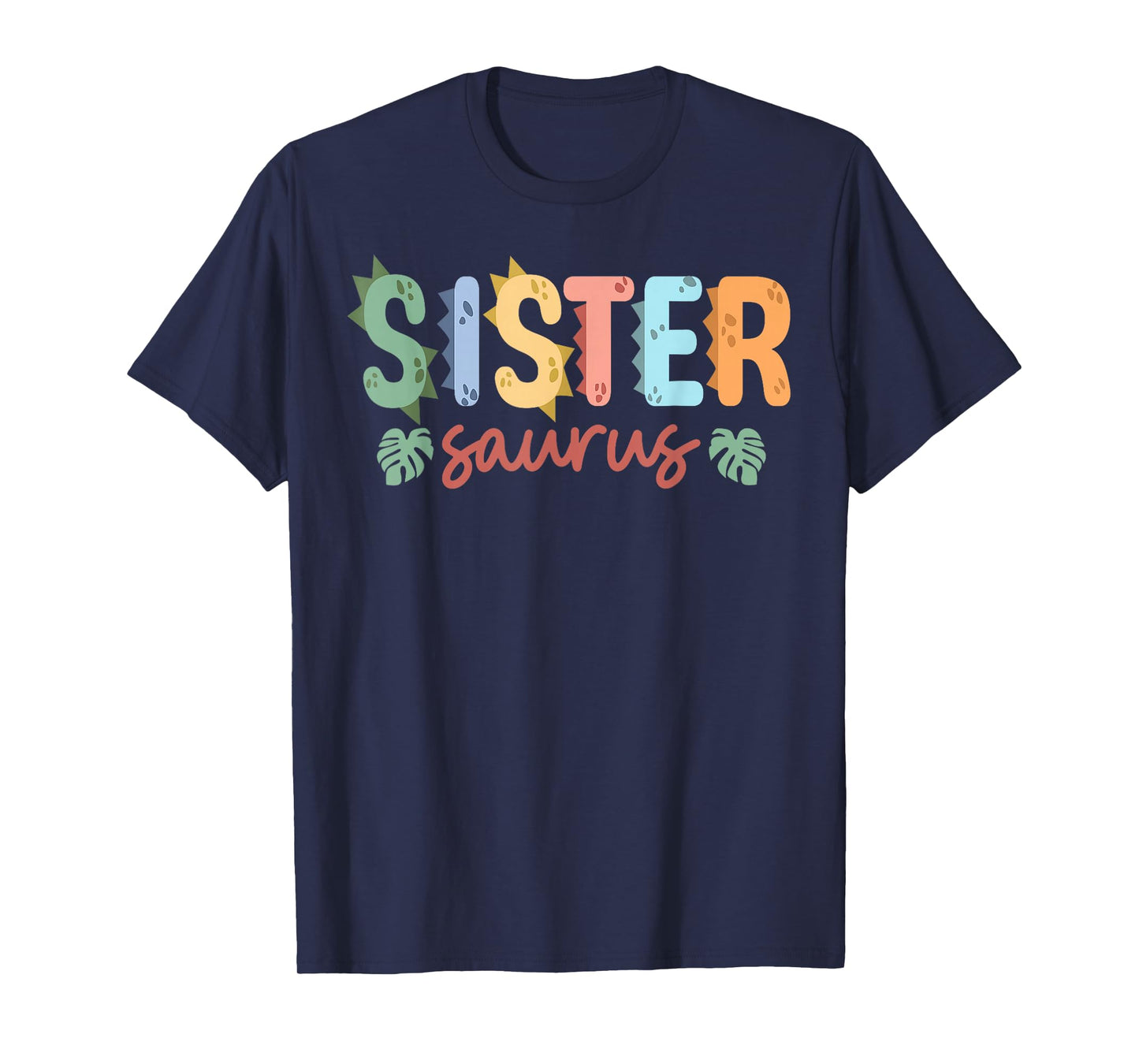 Sister Saurus Dinosaur Three Rex Birthday Boy Girl Family T-Shirt