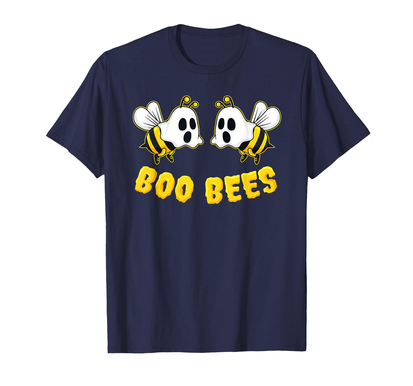 Halloween Boo Bees Matching Couples Funny T-Shirt