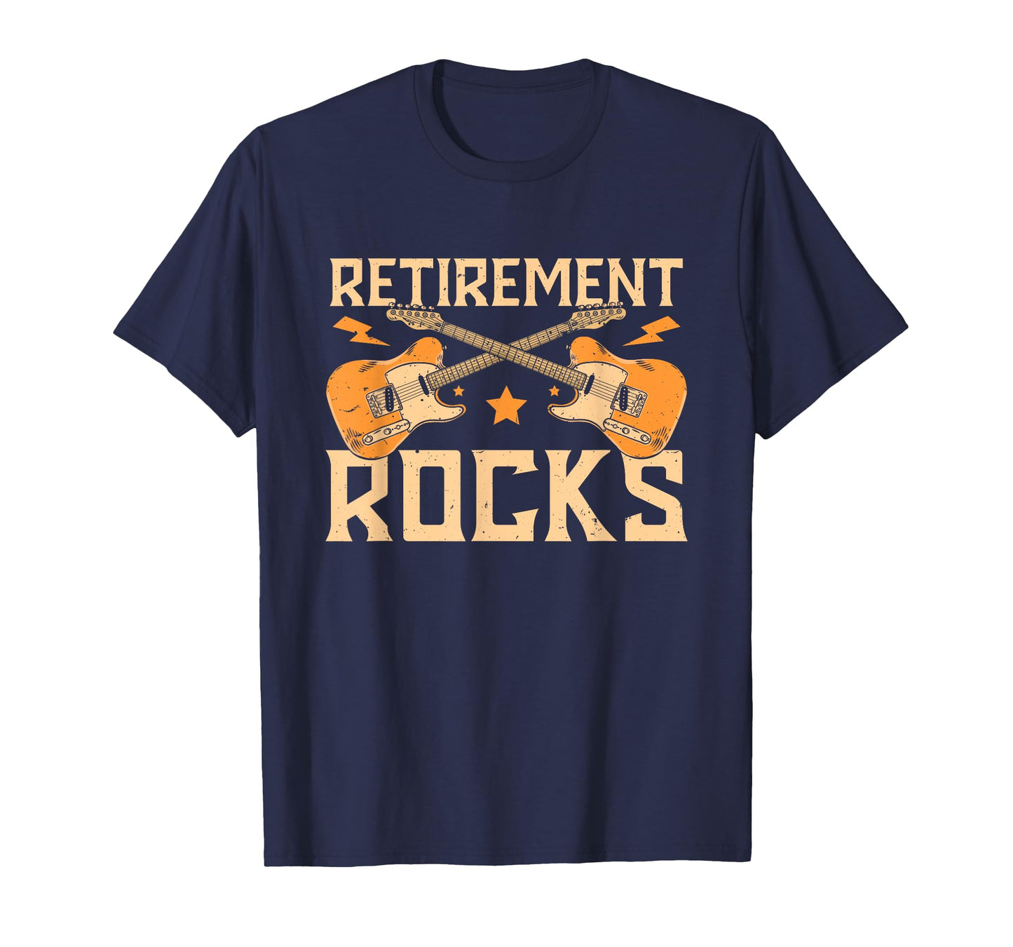 Retirement Rocks Retired Guitar Players T-Shirt