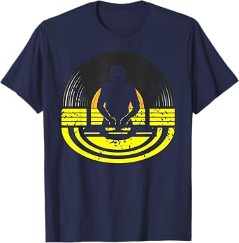 Retro DJ Vinyl Turntable Vibes Soundwave Culture T-Shirt