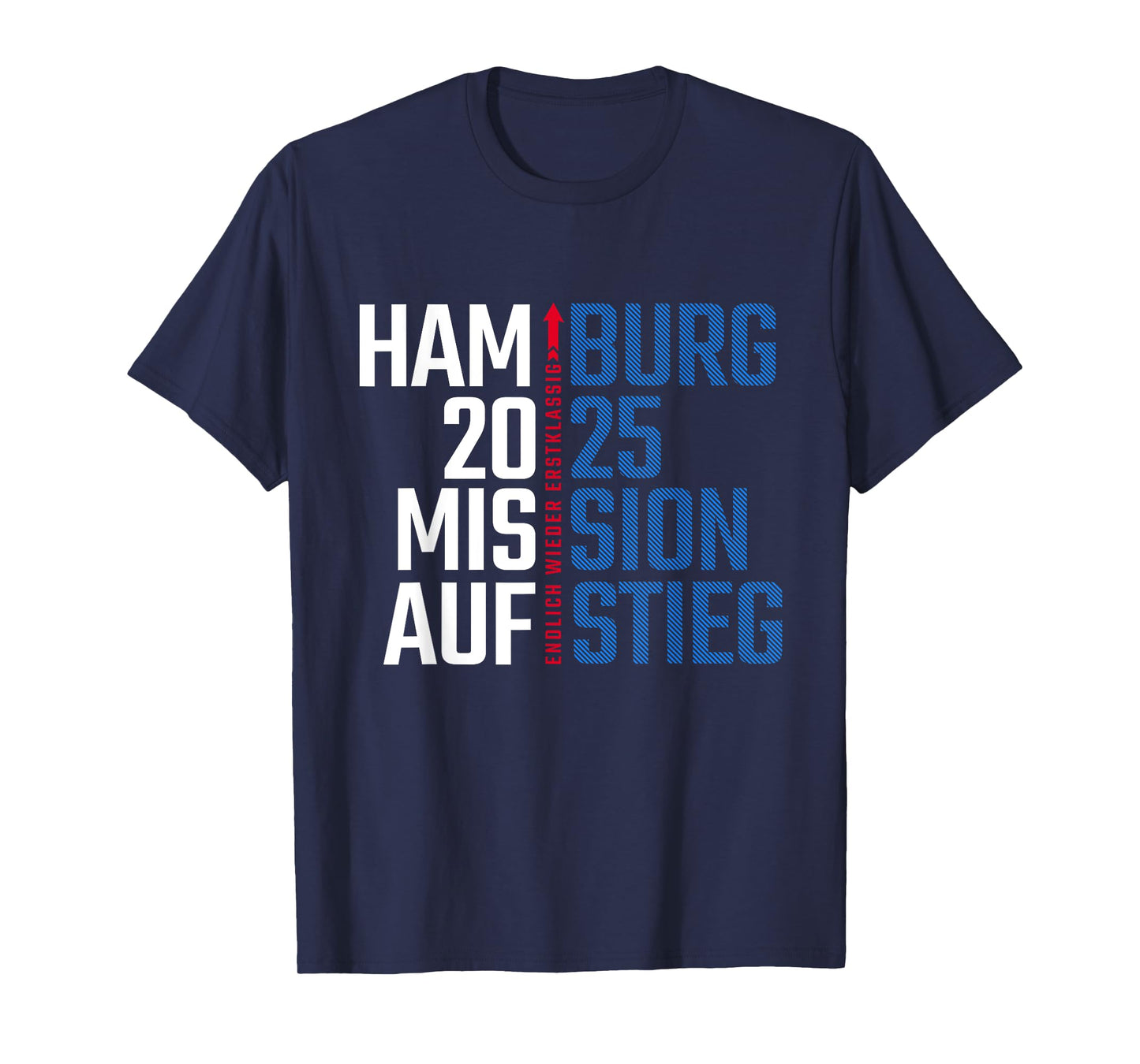 Hamburg Rise 2025 Fan Design Football Love T-Shirt