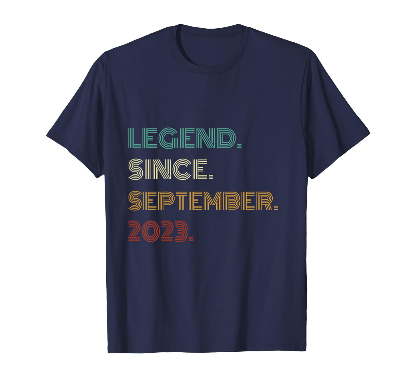 Kids 2 Years Old Legend Since September 2023 2nd Birthday T-Shirt