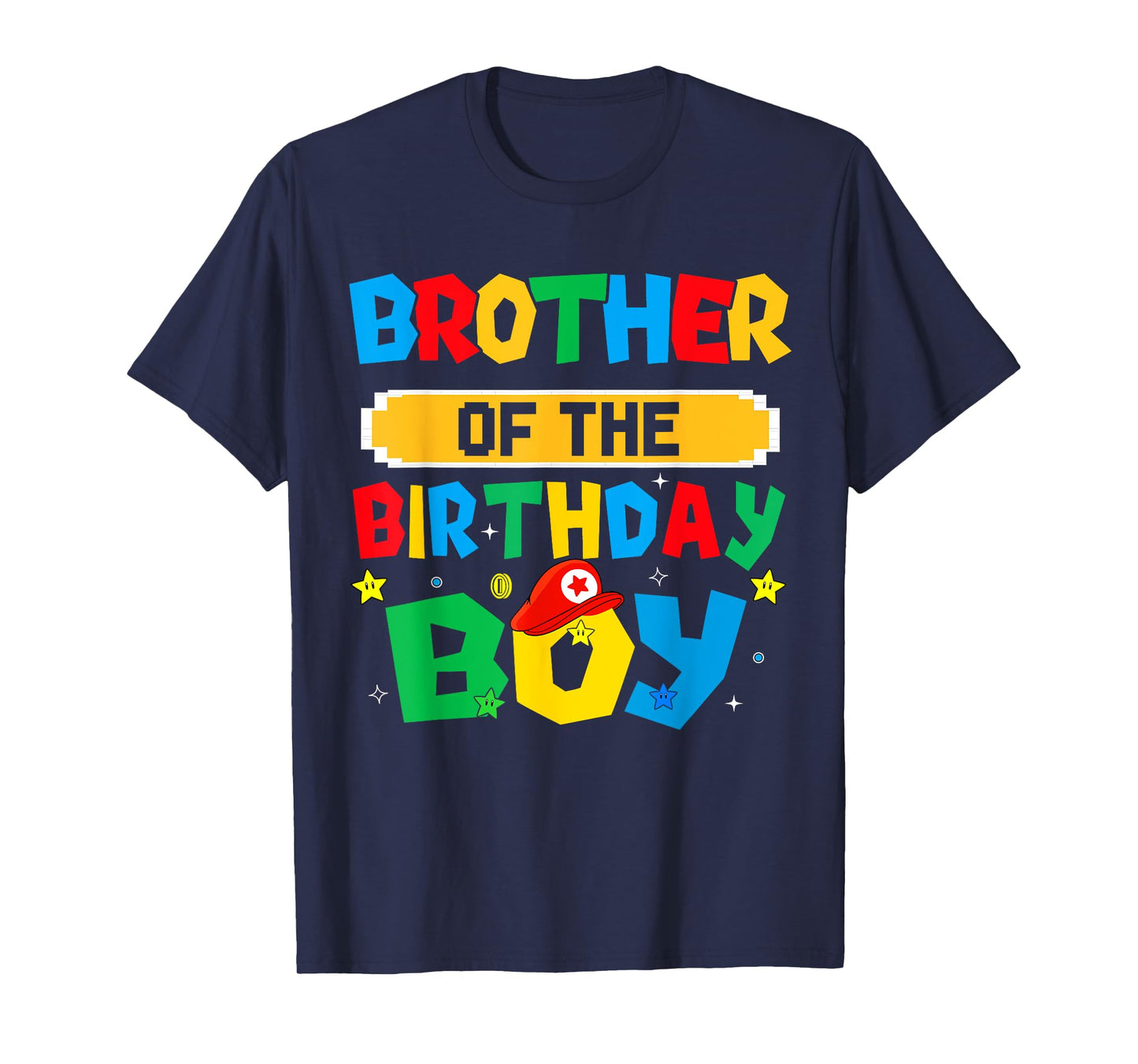 Brother Of The Birthday Boy Game Video Gaming Match Family T-Shirt