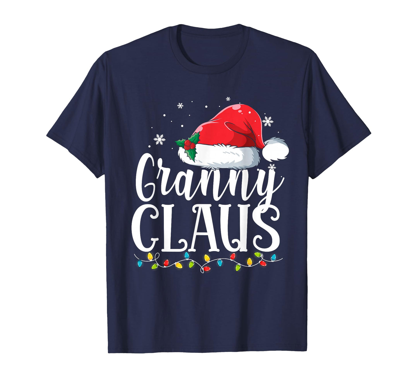 Granny Claus Christmas Family Matching Pajamas Funny Xmas T-Shirt