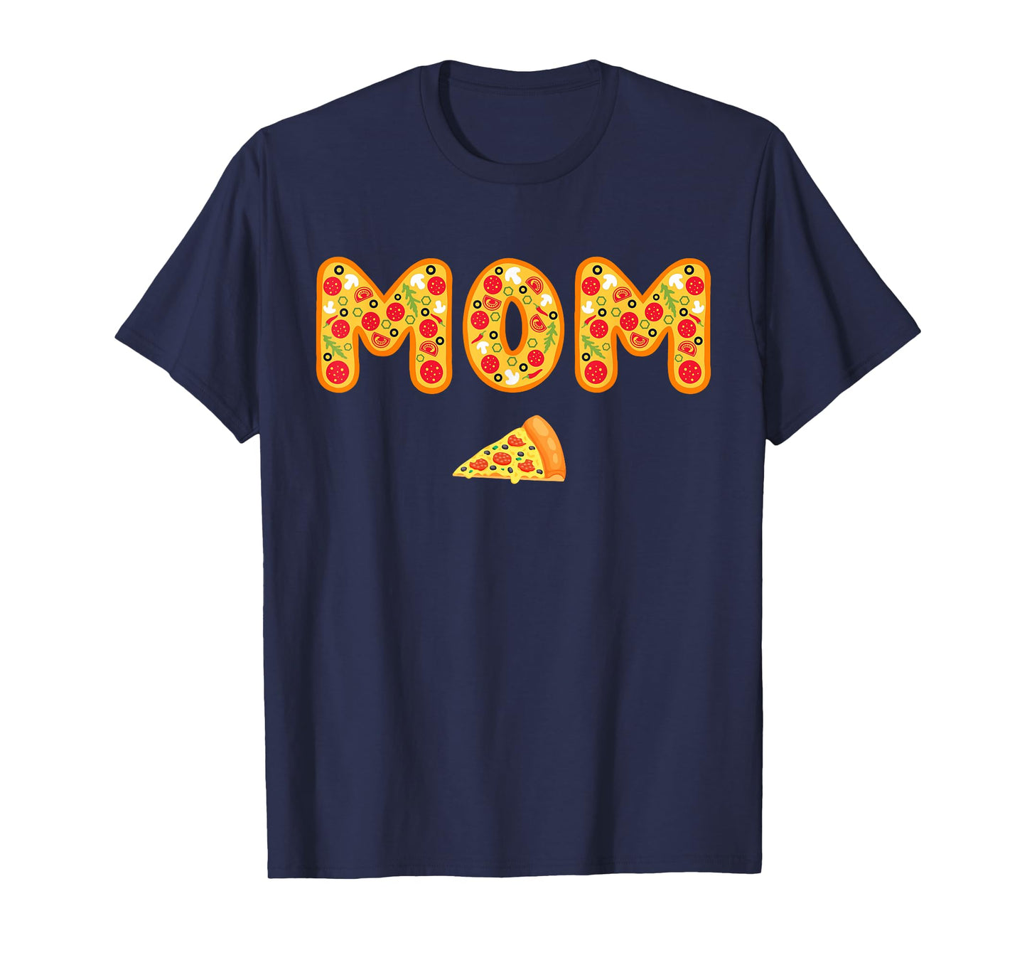 Mom Mama Matching Birthday Squad Crew Pizza Family T-Shirt