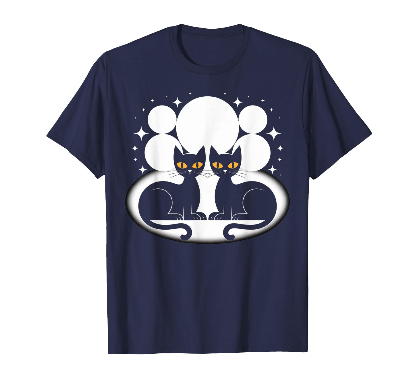 Midcentury Mid Century Cat Retro Atomic Age Space Modern T-Shirt