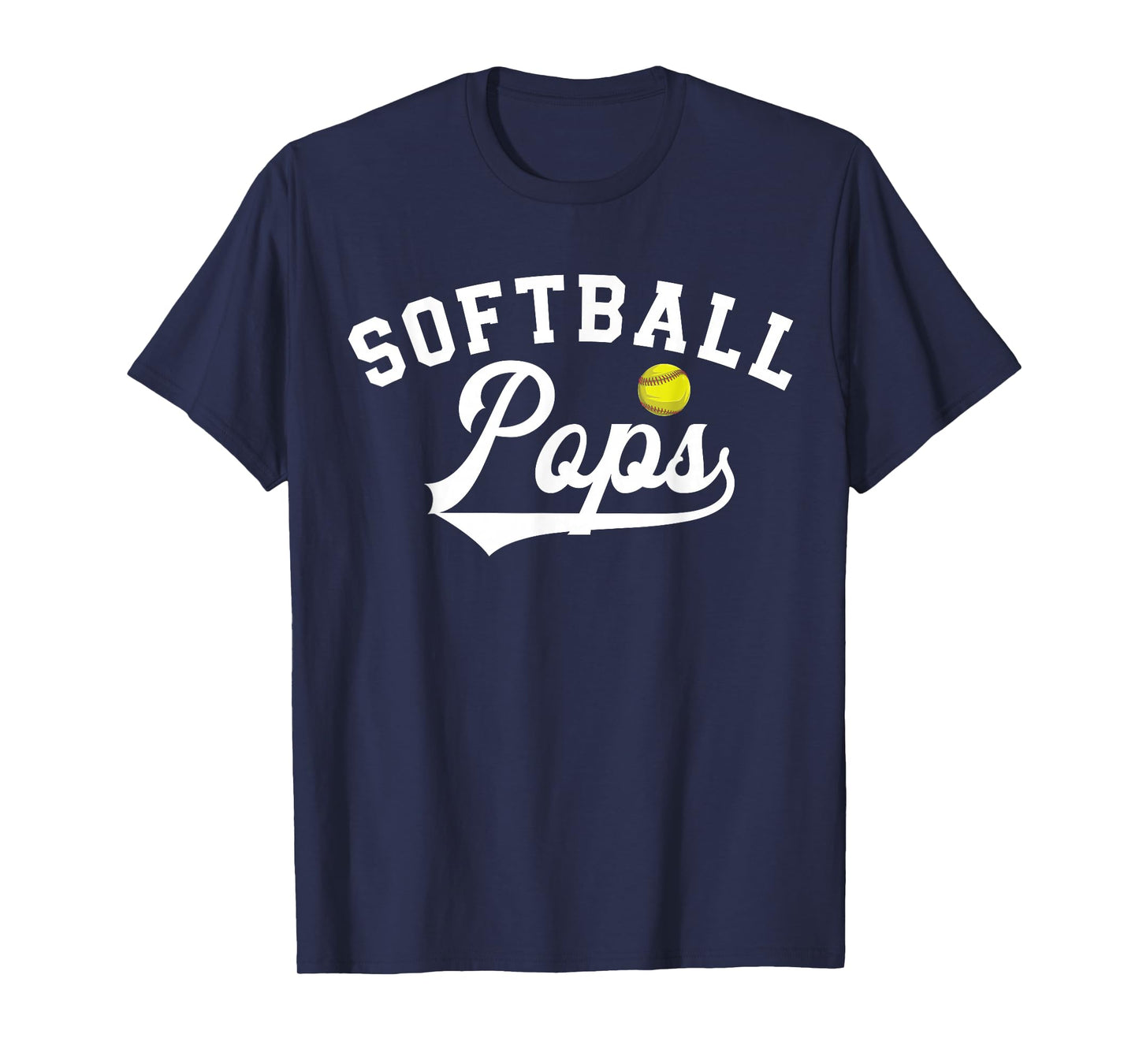 Softball Pops of A Softball Player Pops T-Shirt