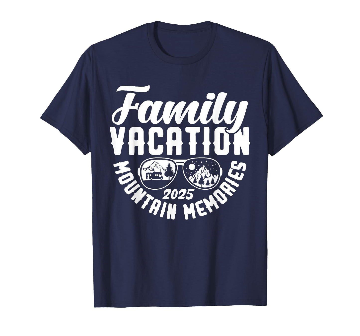 Family Vacation 2025 Mountain Memories Matching Family Group T-Shirt