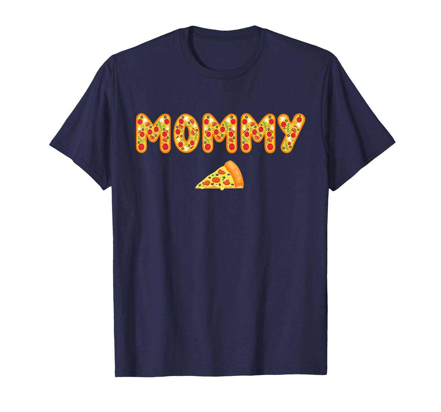 Mommy Mom Matching Birthday Squad Crew Pizza Family T-Shirt