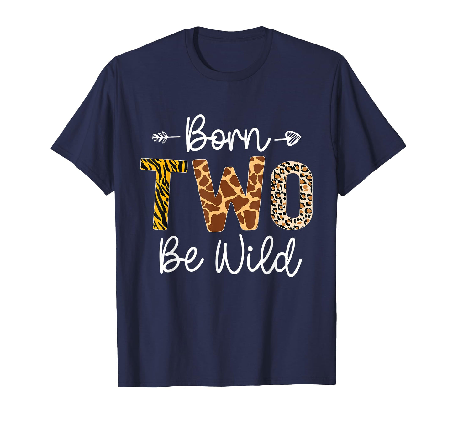 Wild Mama Born Two be Wild 2nd Birthday Zoo Jungle Safari T-Shirt