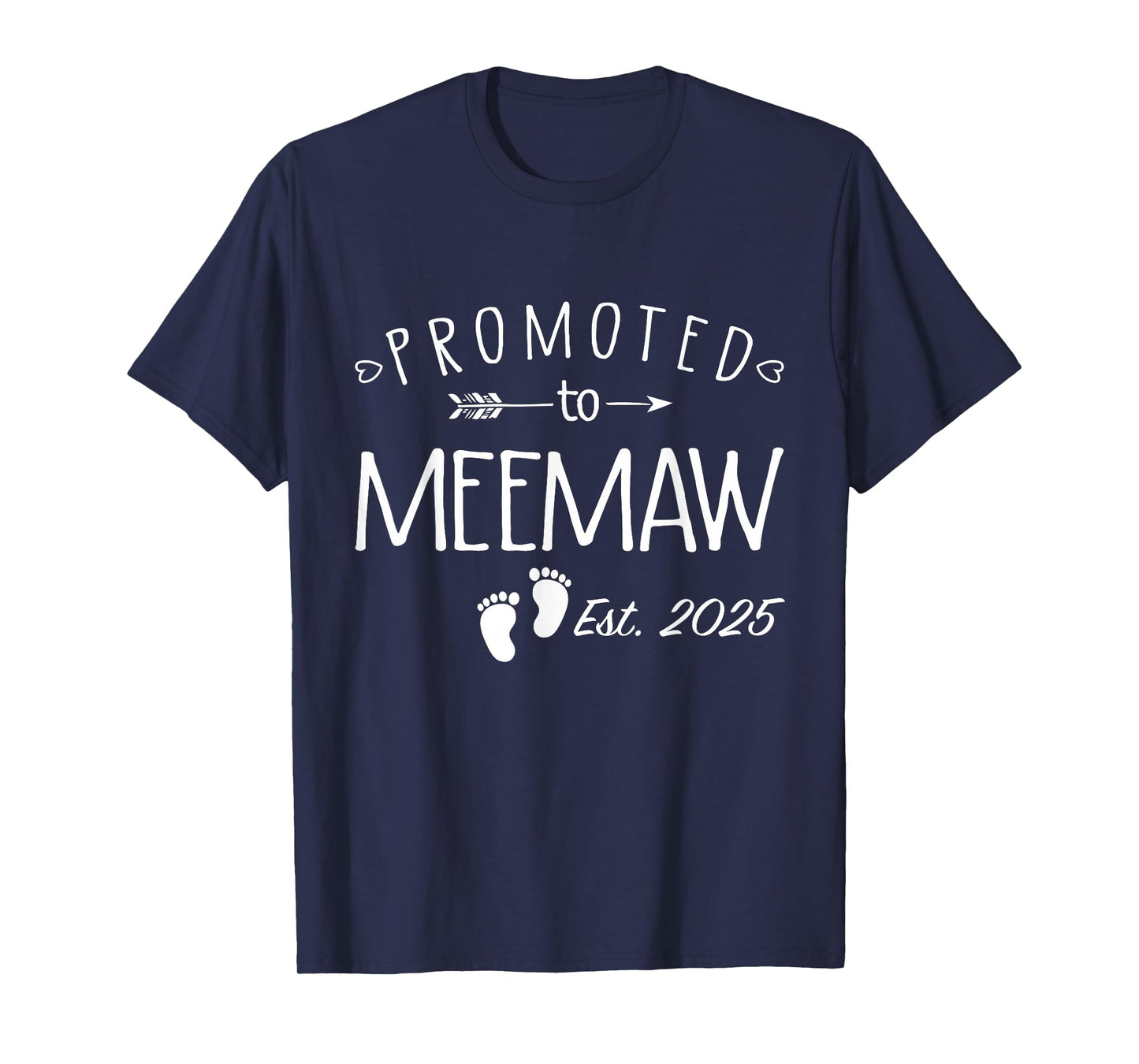 Promoted To Meemaw 2025 Soon To Be Meemaw T-Shirt