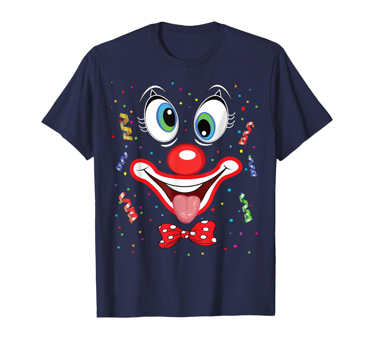 Carnival Clown Face Circus Costume Kids Men Women Carnivals T-Shirt
