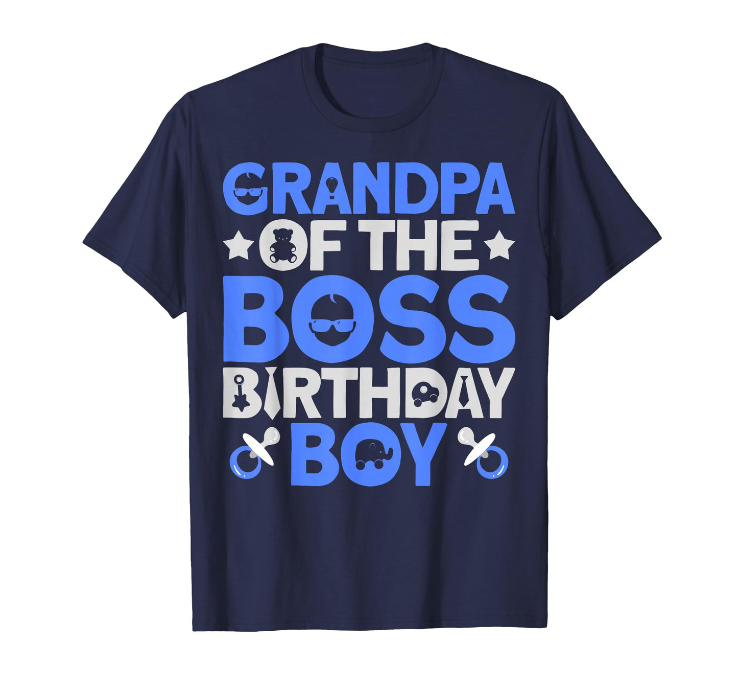 Grandpa Of The Boss Birthday Party Outfit Like A Boss T-Shirt