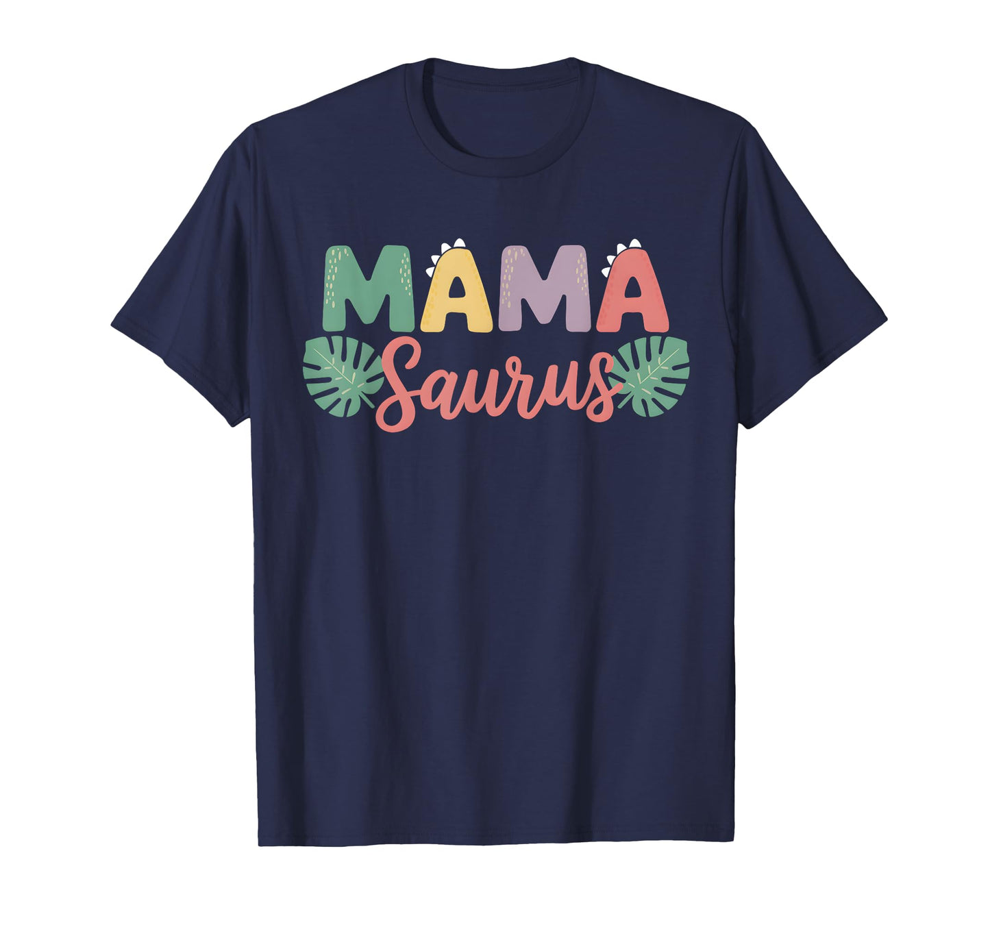 Mama Saurus Mom Dad Dinosaur Birthday Family Matching Women T-Shirt