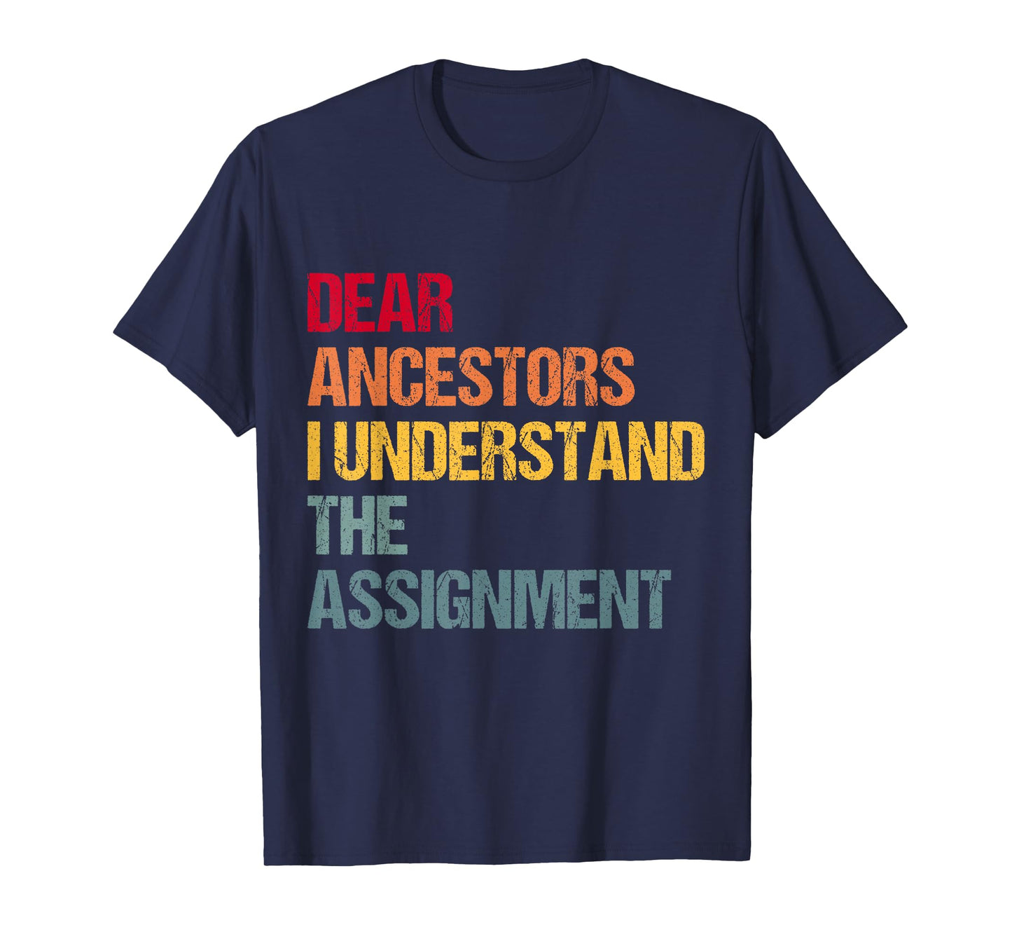 Dear Ancestors I Understand The Assignment T-Shirt