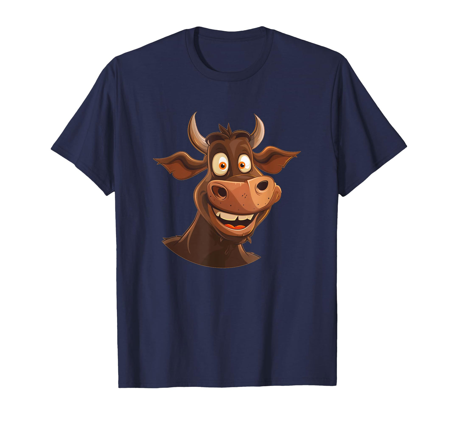 Bullock Costume for funny Faces Lovers and Cattle Fans T-Shirt