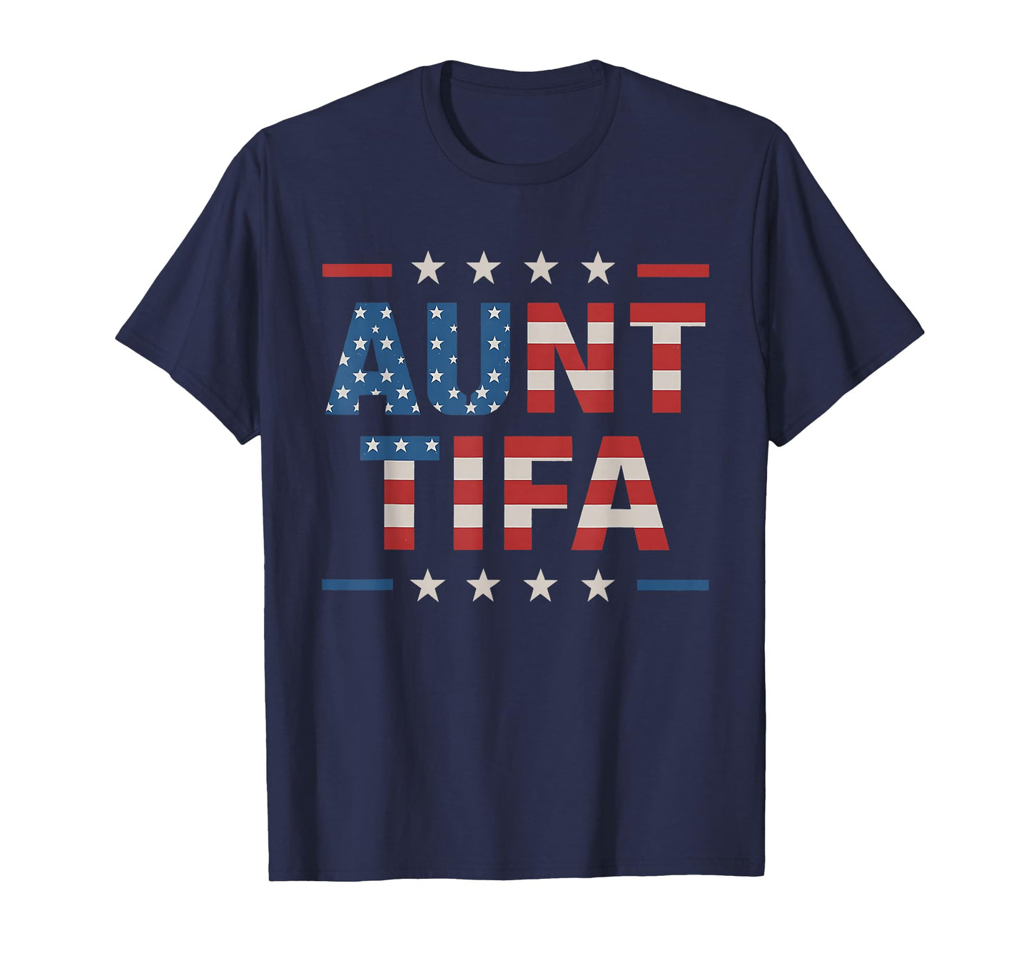 Aunt Tifa American Flag T-Shirt