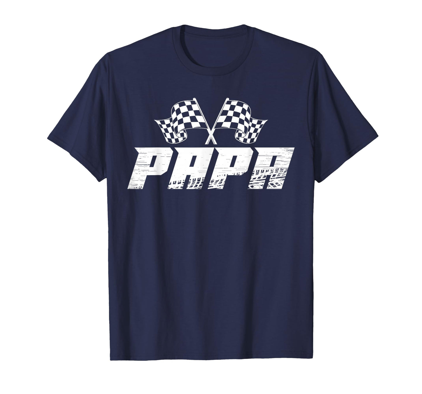 Papa Pit Crew Family Racing Birthday Race Car T-Shirt