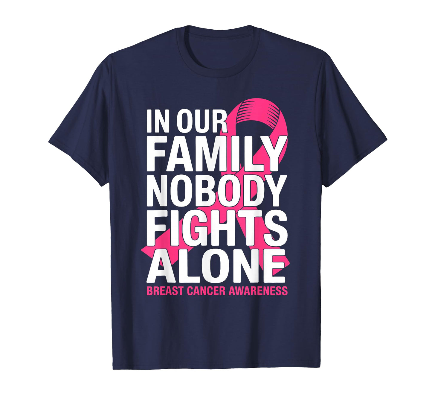 Breast Cancer Support Pink Ribbon Breast Cancer Awareness T-Shirt