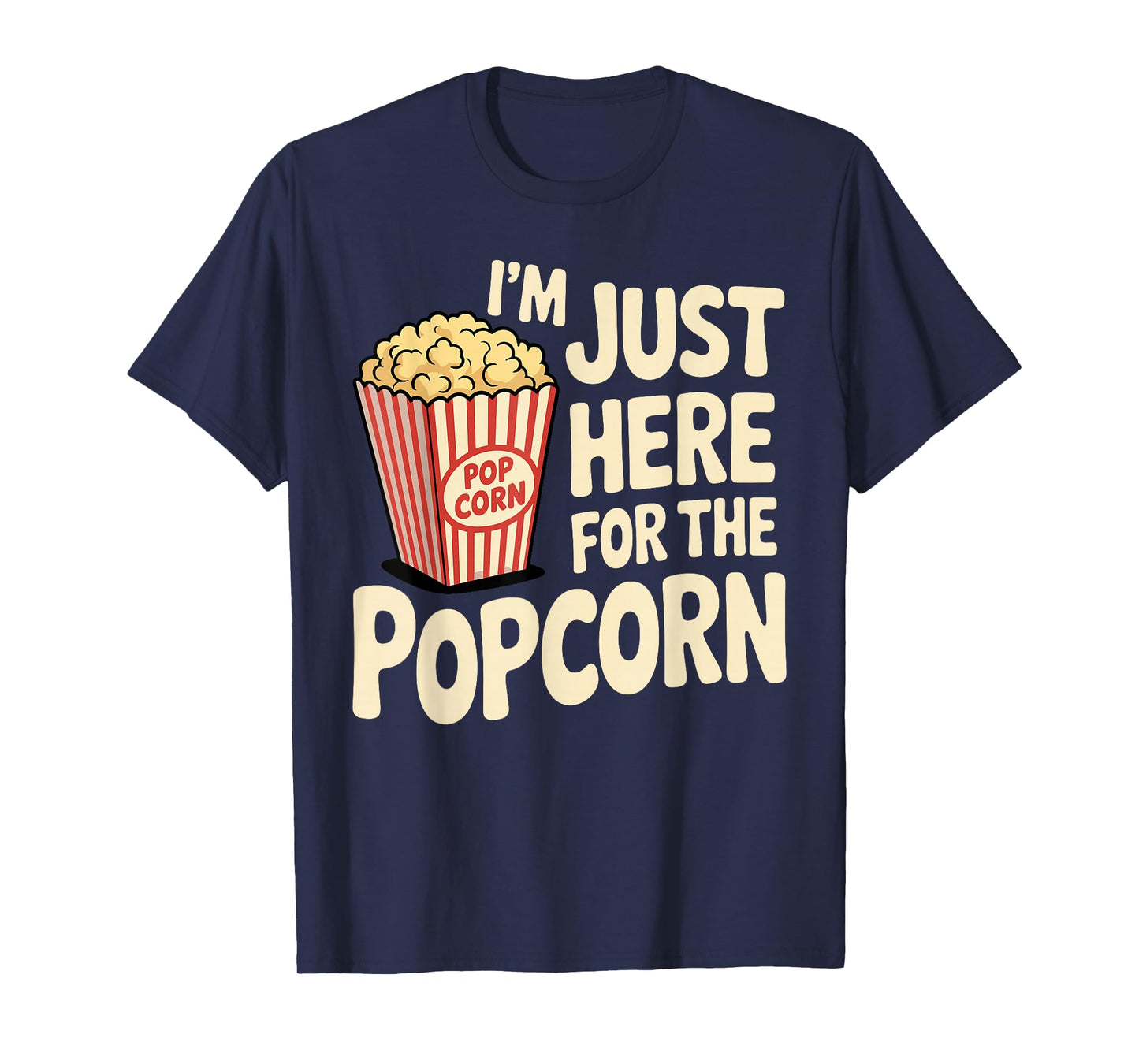 Funny Popcorn Costume for Men Women Popcorn Lover Pop Corn T-Shirt