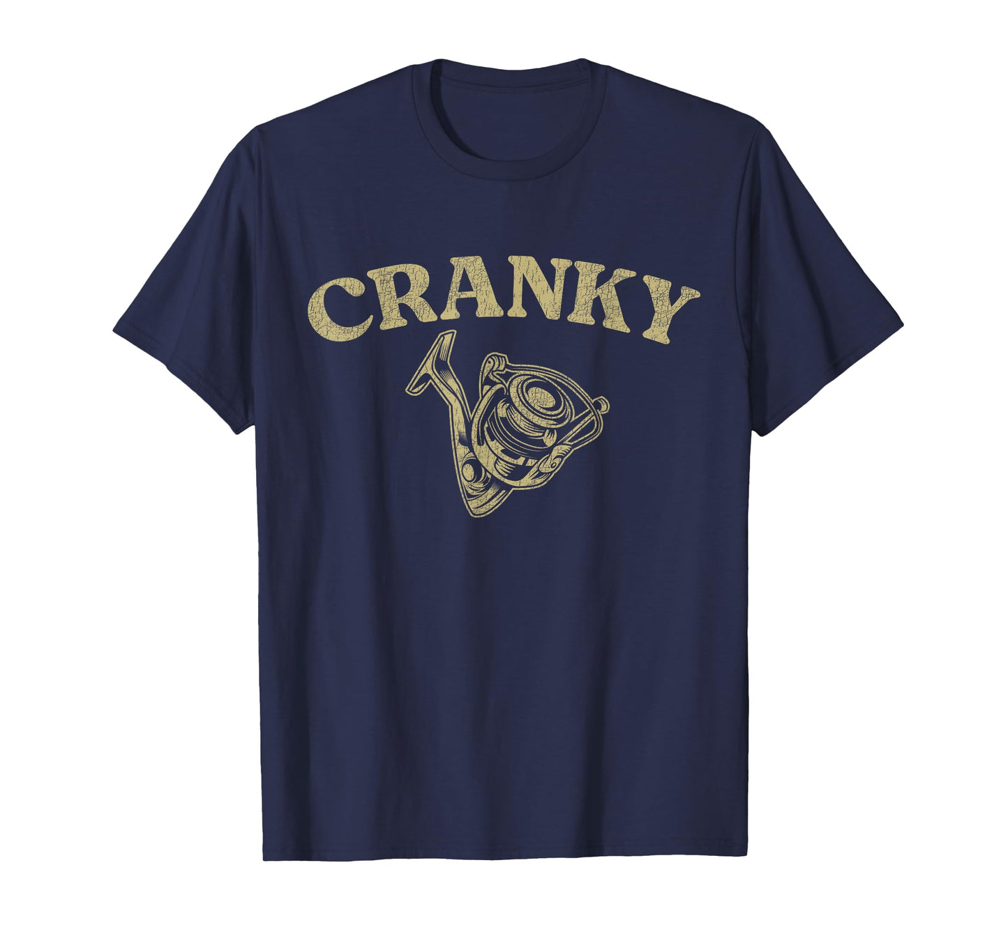 Crankbait Fishing Lure Funny Cranky Men Fishing T-Shirt