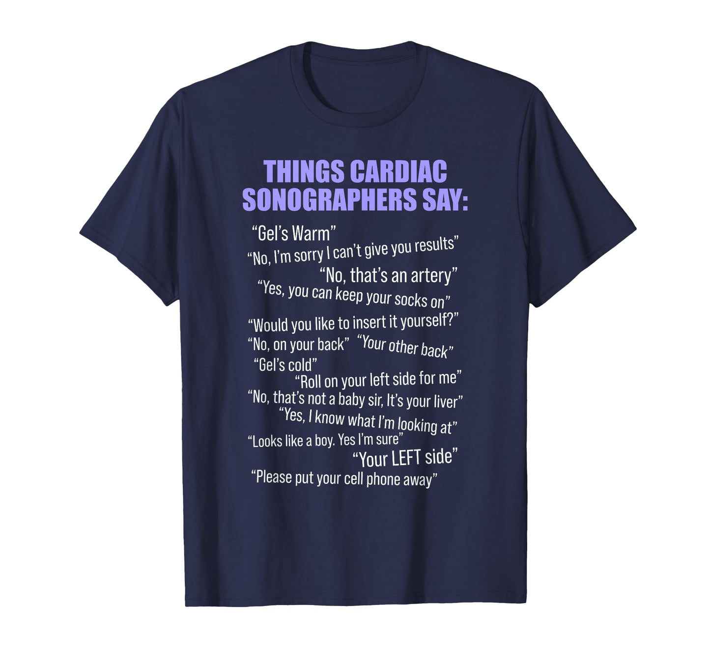 Cardiac Sonographer Echo Tech Warm RDCS T-Shirt