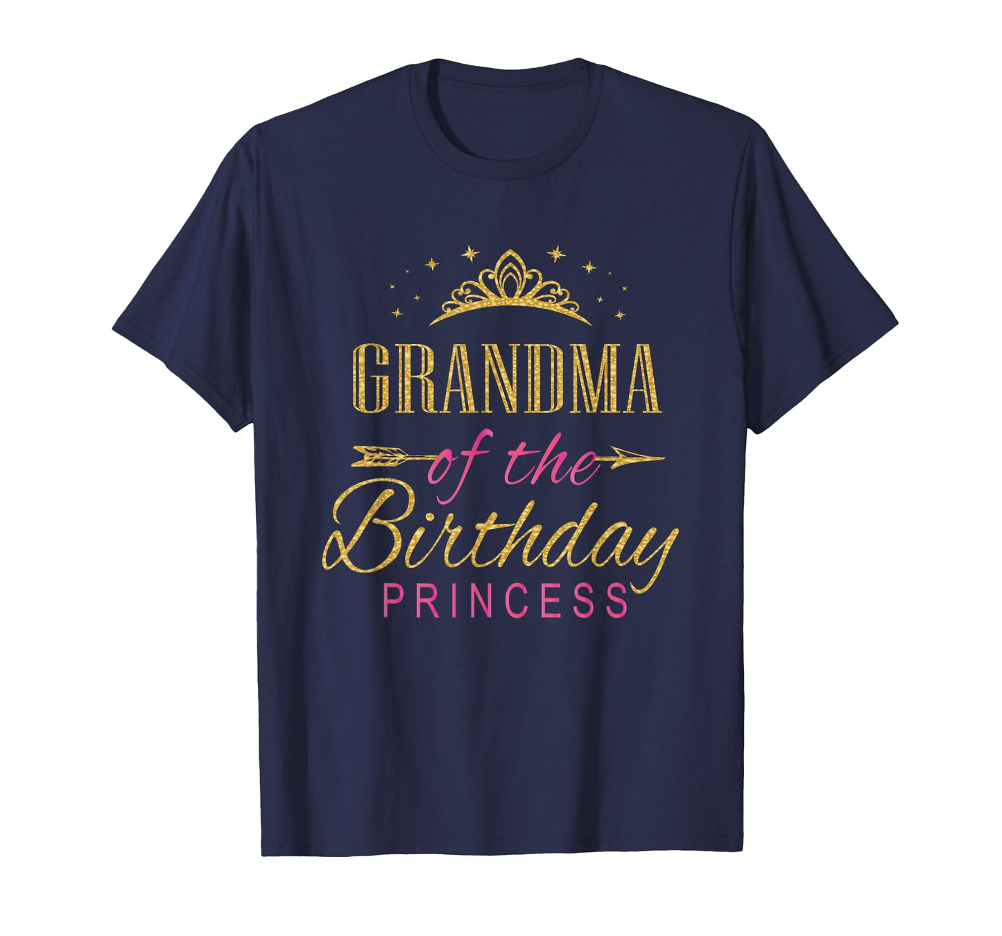 Grandma Of The Birthday Princess Girls Party T-Shirt