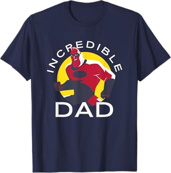 Disney Pixar The Incredibles 2 Father's Day Incredible Logo T-Shirt