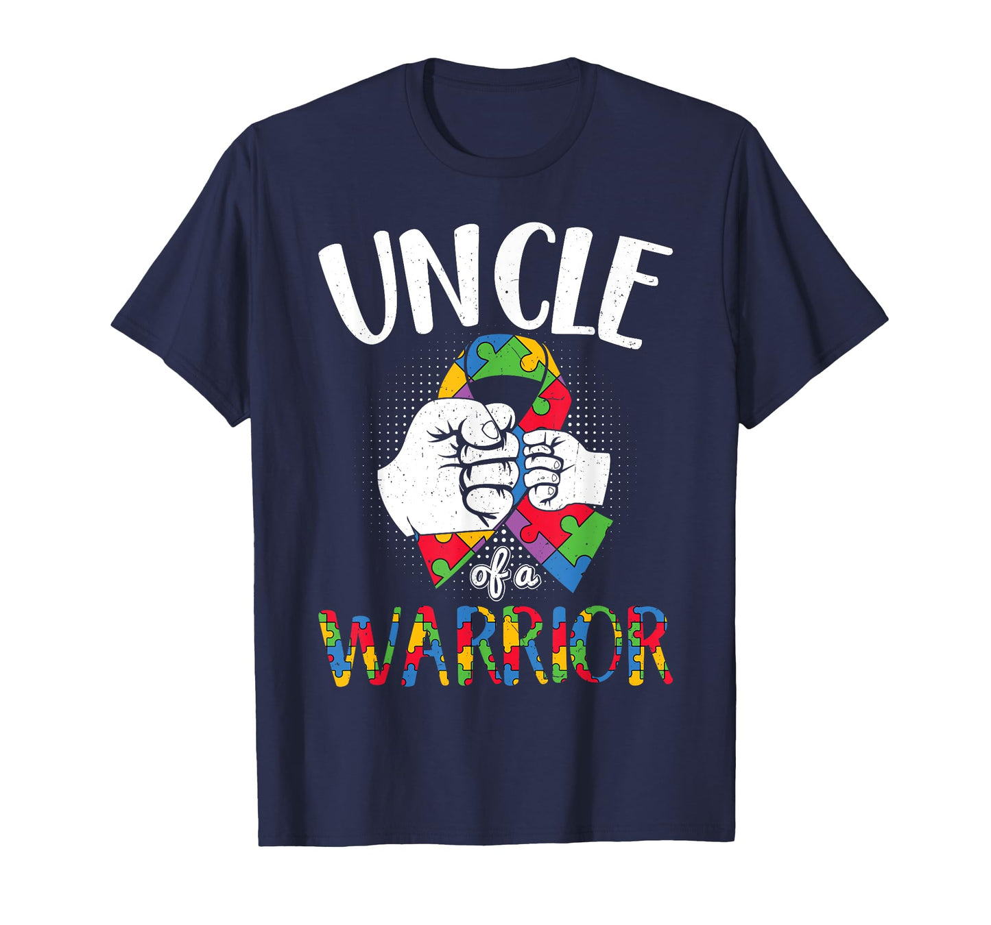 Autism Awareness Autistic Nephew Niece Proud Autism Uncle T-Shirt