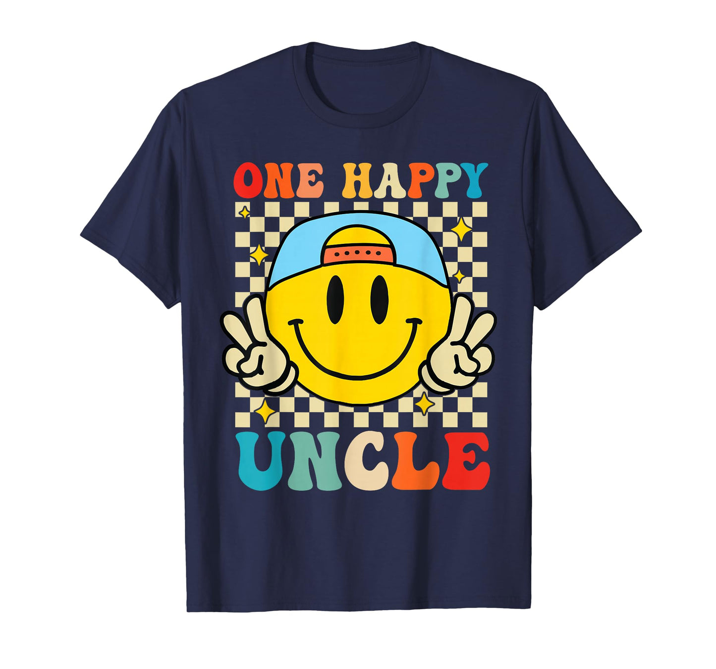 One Happy Dude Uncle 1st Birthday Family Matching T-Shirt