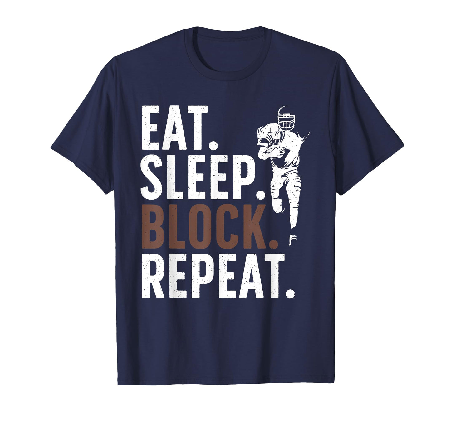 Lineman Art For Men Women Football Player Offensive Lineman T-Shirt