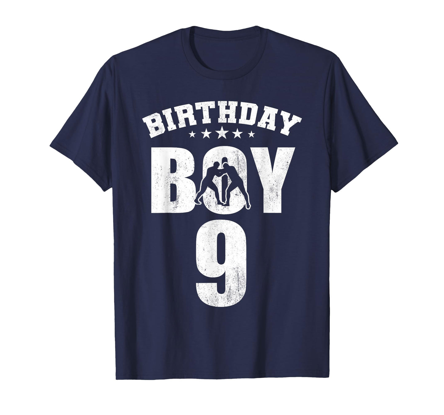 9th Birthday For Boys Wrestling Birthday Boy Wrestling 9 T-Shirt