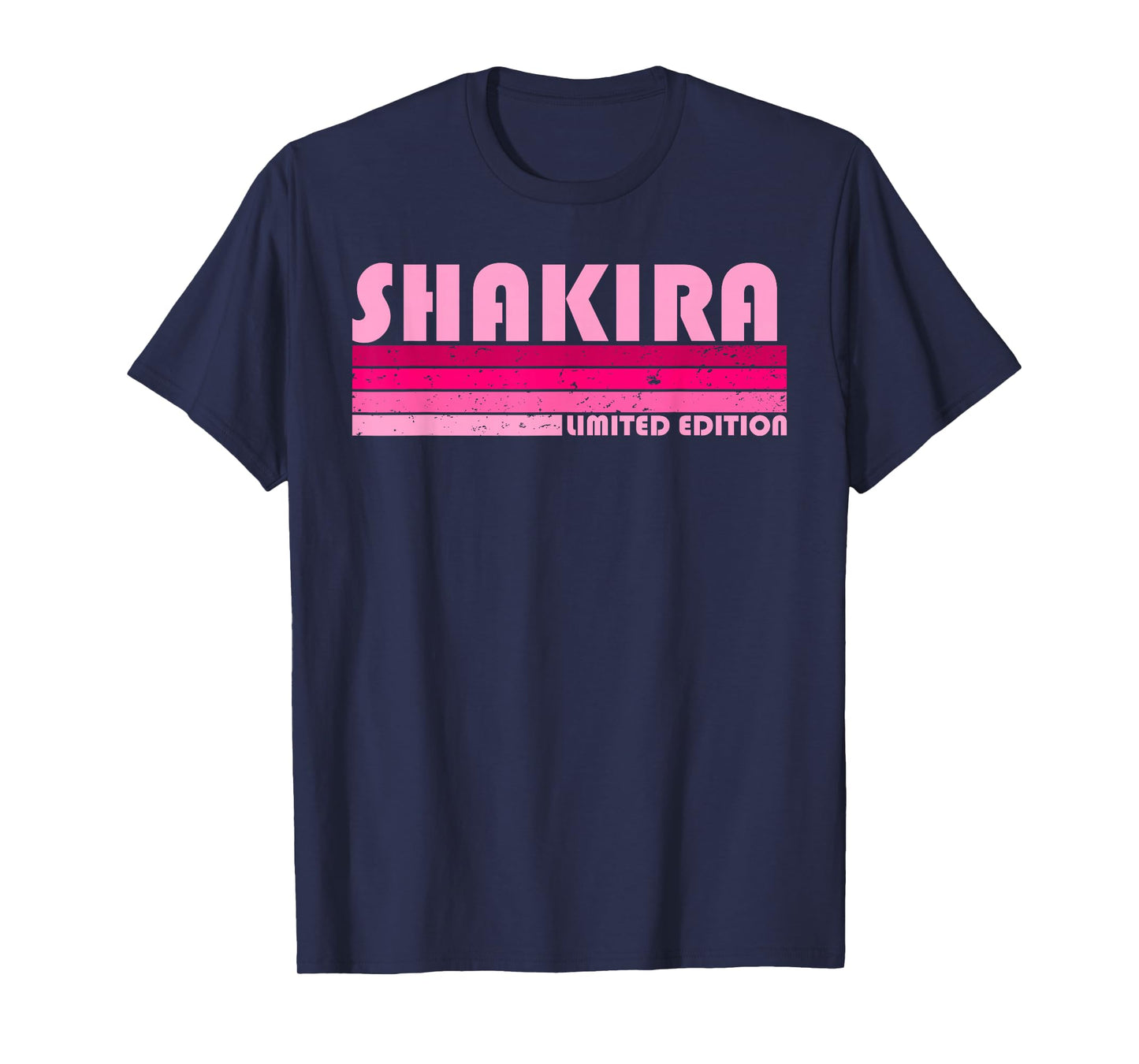 SHAKIRA Name Personalized Retro Vintage 80s 90s Birthday T-Shirt