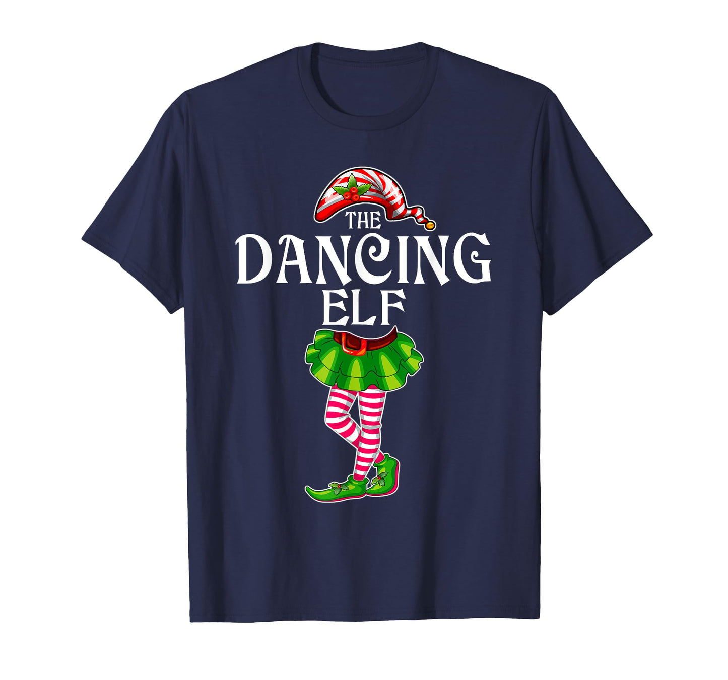 The Dancing Elf Christmas Matching Family Group T-Shirt